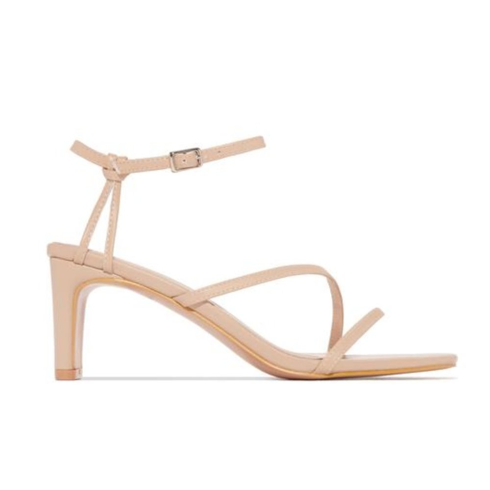 Nude Heel Sandals
